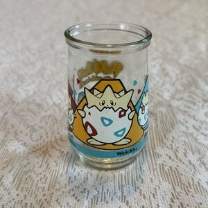 Welch’s Pokemon Togepi collectible glass jelly jar
